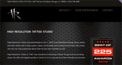 Desktop Screenshot of highresolutiontattoo.com