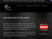 Tablet Screenshot of highresolutiontattoo.com